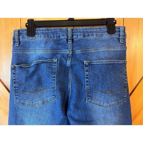 Asos Jeans Size 32x32 Womens Skinny Dark Wash Blue Denim (2137) - Picture 6 of 7